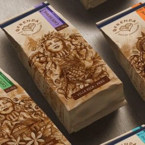 طراحی سنتی بسته بندی قهوه