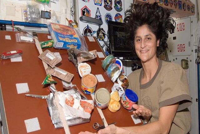 منوی غذای ایستگاه فضایی